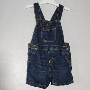 LEVIS Toddler Denim Jean Shortails Overalls 18 Months